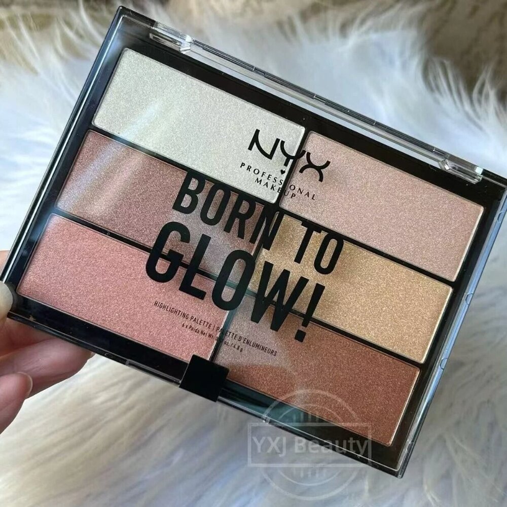 New Sealed NYX Born To Glow Highlighting Palette~BTGHP01~Full size~Discontinued